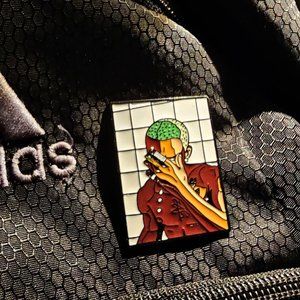 Frank Ocean "Blonde" Album Cover Enamel Pin Brooch for Men and Women